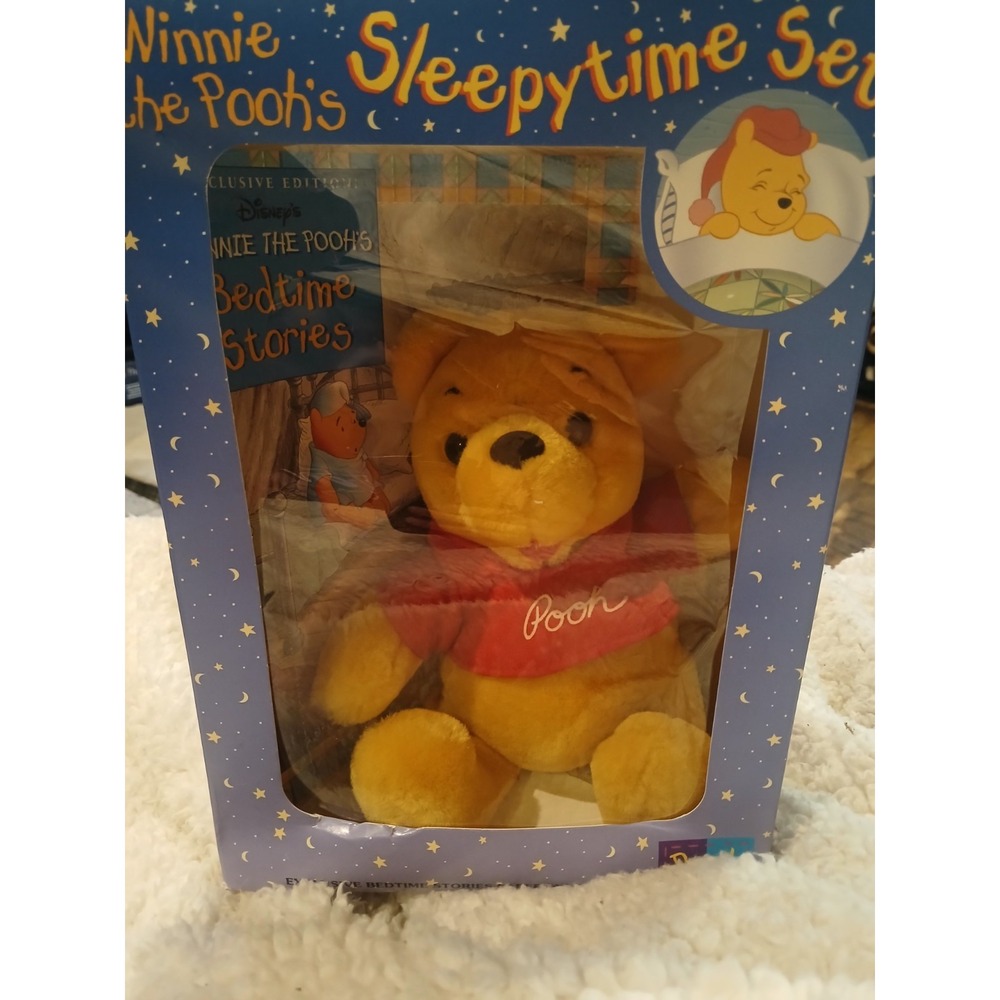 Vintage Winnie The Poo's Sleepytime Stories Set Disney's Exclusive Edition